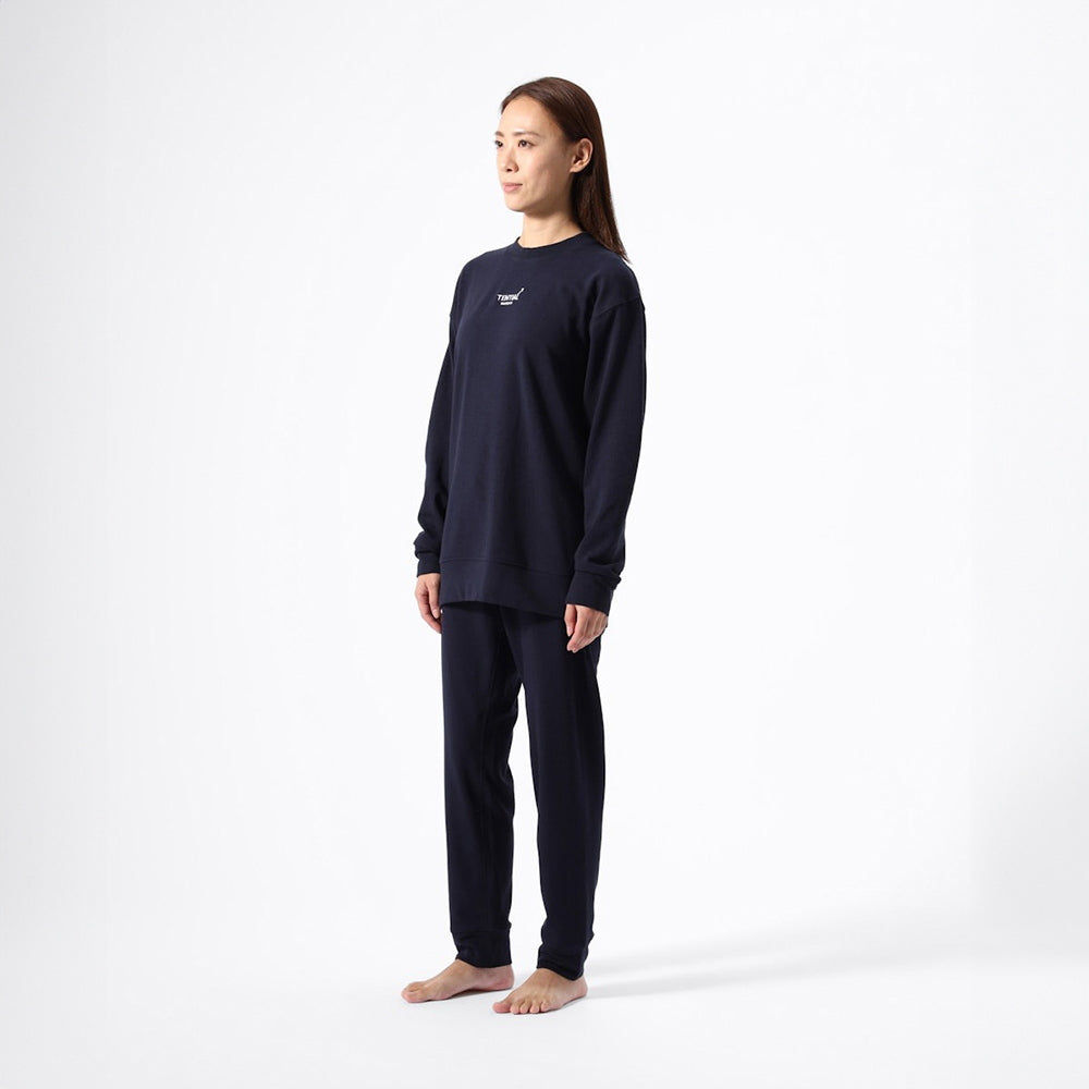 【一般医療機器】リカバリーウェアBAKUNE スウェット上下　ネイビー（Unisex XS）