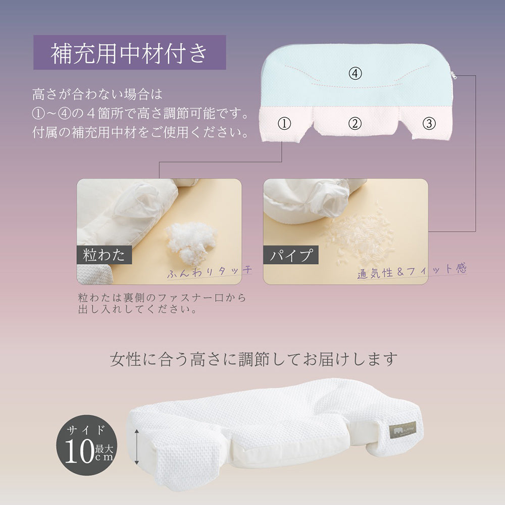 cocochi factory　女性が考えた寝返りしやすい熟睡枕 macolom