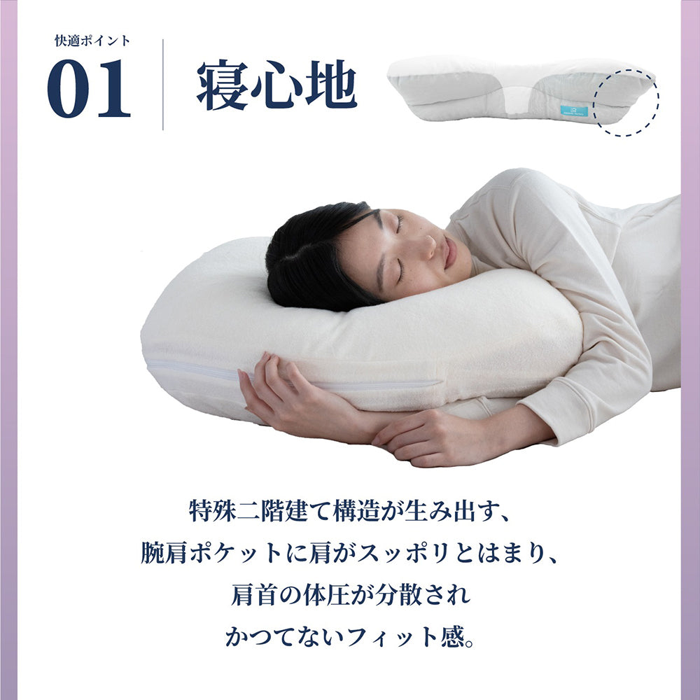 cocochi factory　横向き寝専用枕　YOKONEGU Premium