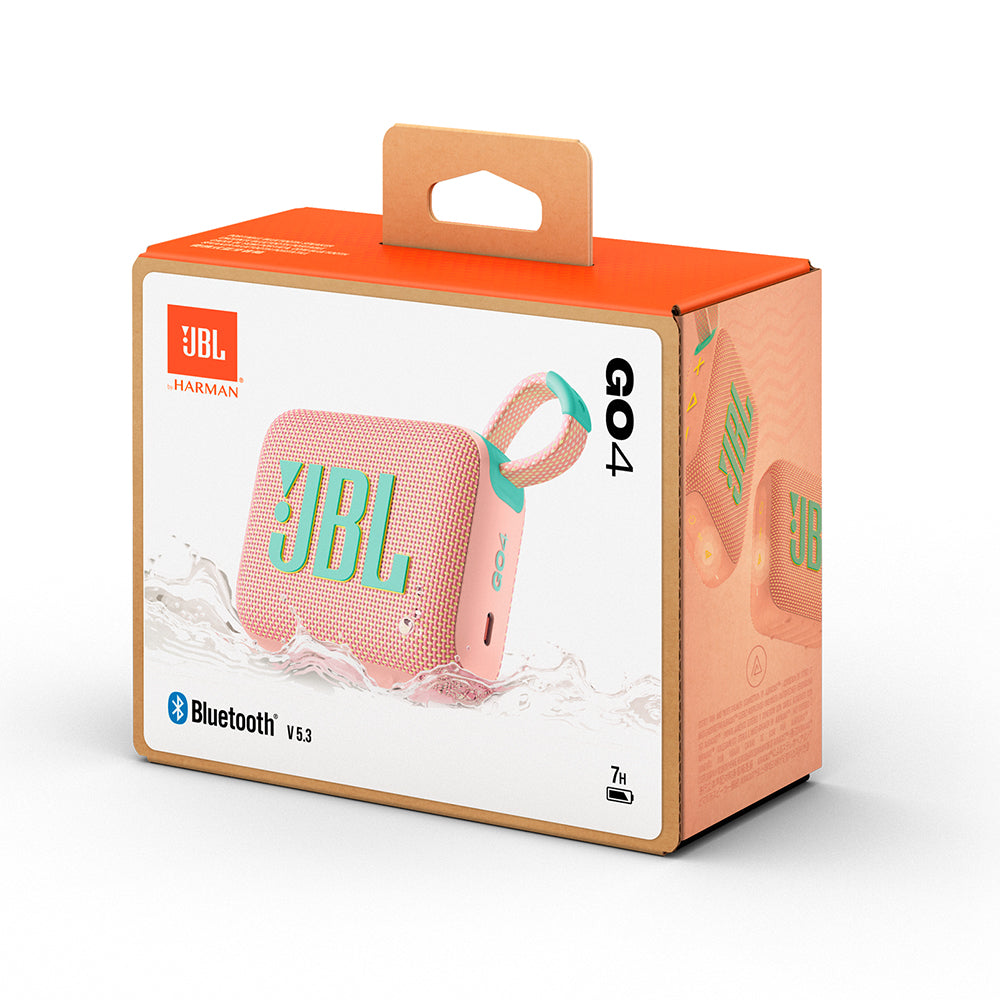 JBL　ウルトラポータブルBluetoothスピーカーGo 4　SWASH PINK