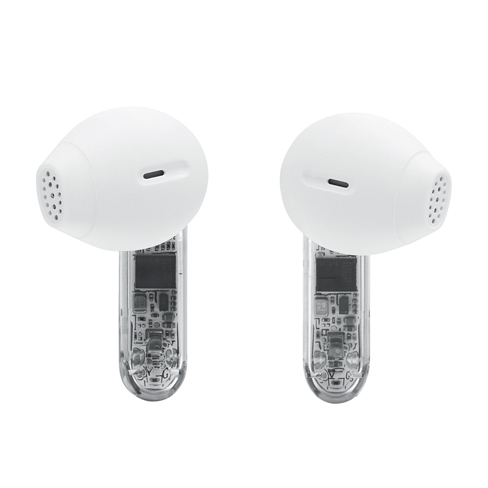 JBL　2ウェイハイブリッドノイズキャンセリング完全ワイヤレスイヤホン　Tune Flex 2 Ghost Edition　ホワイト