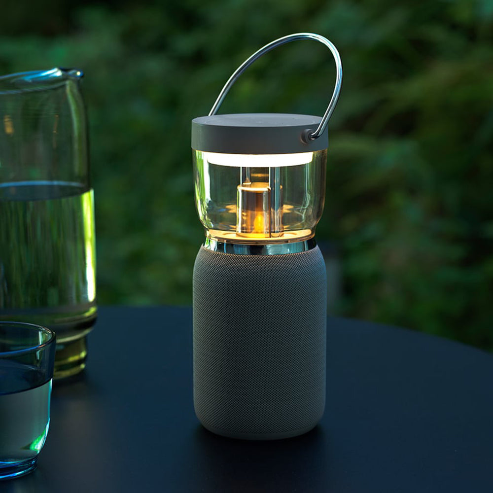 Re・De LightSound ワイヤレススピーカー付ランタン ベージュ