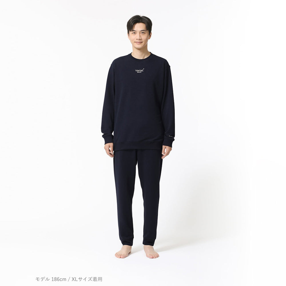 リカバリーウェア BAKUNE スウェット 上下 ネイビー (Men'S_XL)
