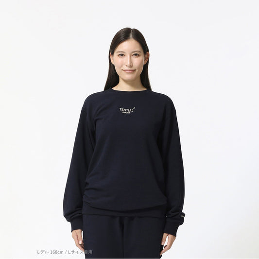 リカバリーウェア BAKUNE スウェット 上下 ネイビー (Women’s_L)