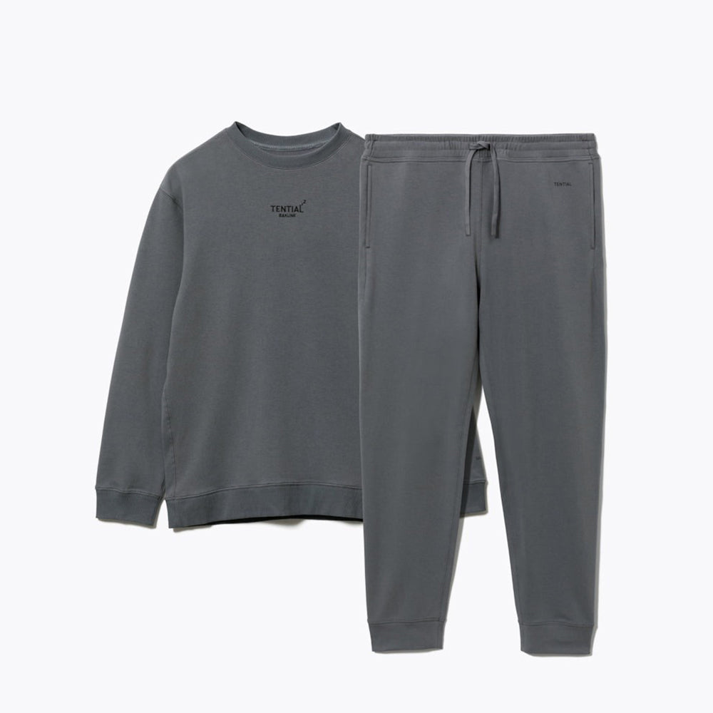 リカバリーウェア BAKUNE スウェット 上下 ダークグレー (Men'S_M)