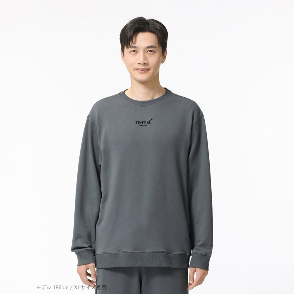 リカバリーウェア BAKUNE スウェット 上下 ダークグレー (Men'S_2XL)