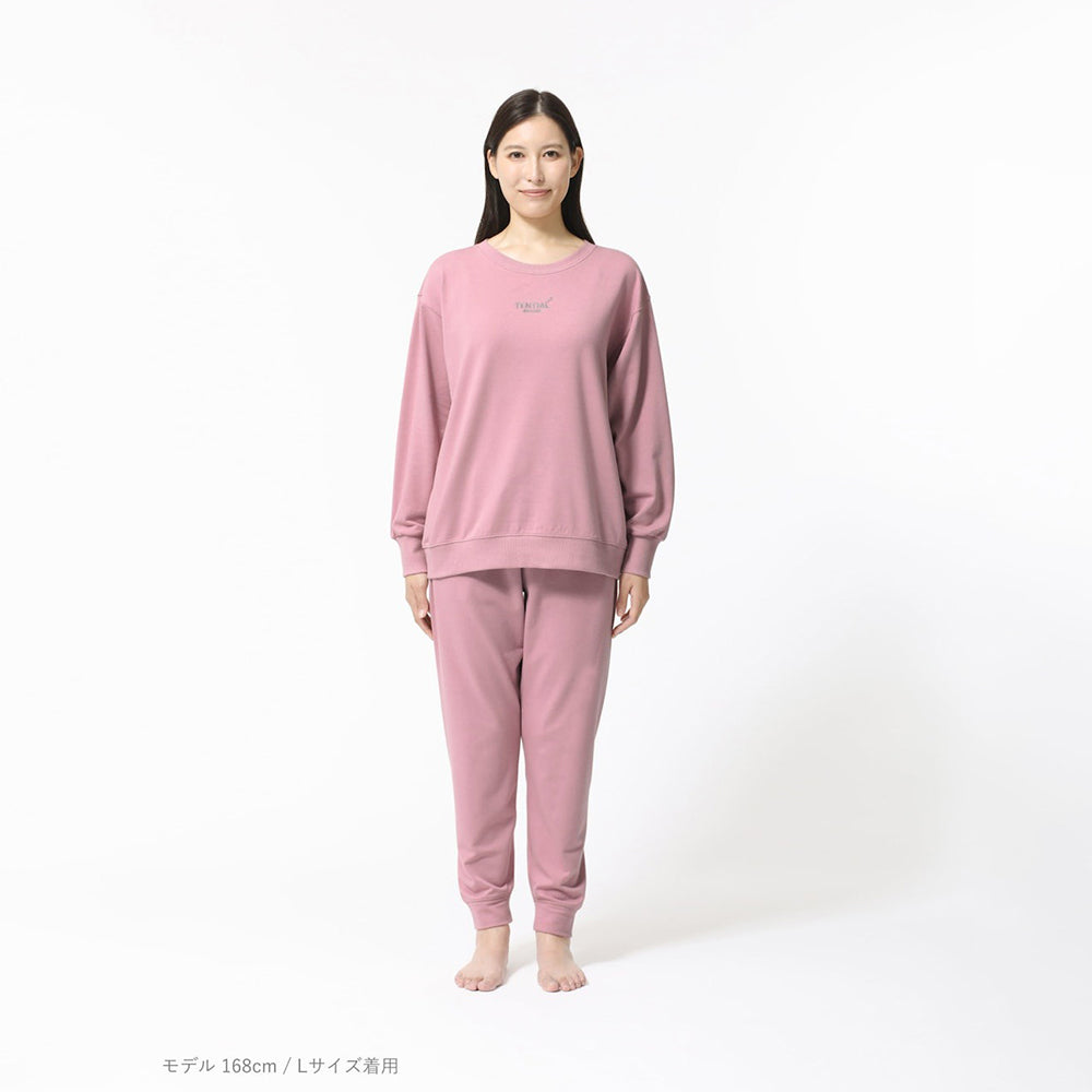 リカバリーウェア BAKUNE スウェット 上下 ピンク (Women’s_S)