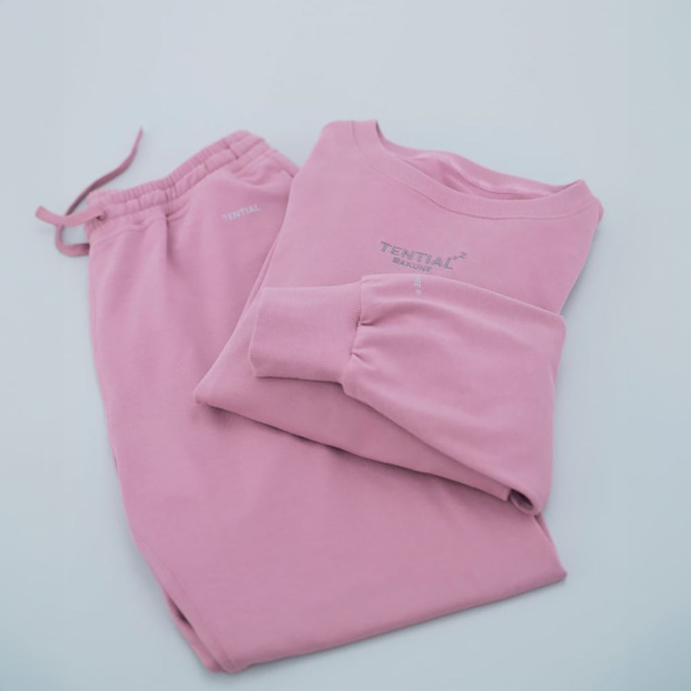 リカバリーウェア BAKUNE スウェット 上下 ピンク (Women’s_L)