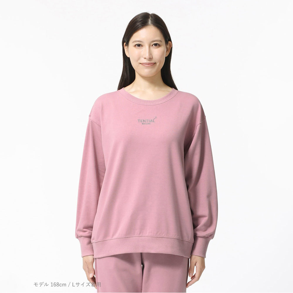 リカバリーウェア BAKUNE スウェット 上下 ピンク (Women’s_XL)