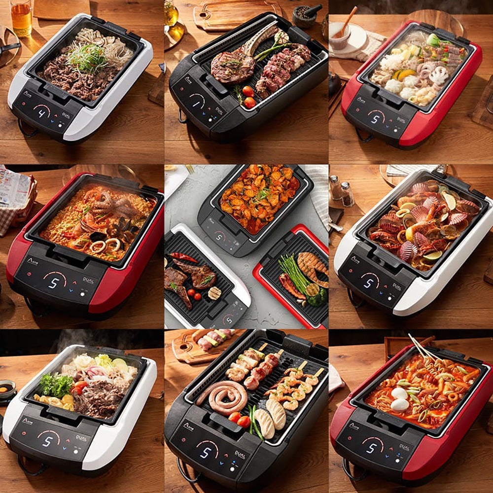 エーワン・デュアルグリル AOG-J200(R) レッド