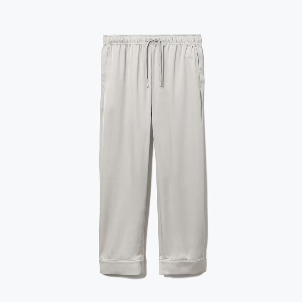 リカバリーウェア BAKUNE パジャマサテン上下(Unisex) グレージュS