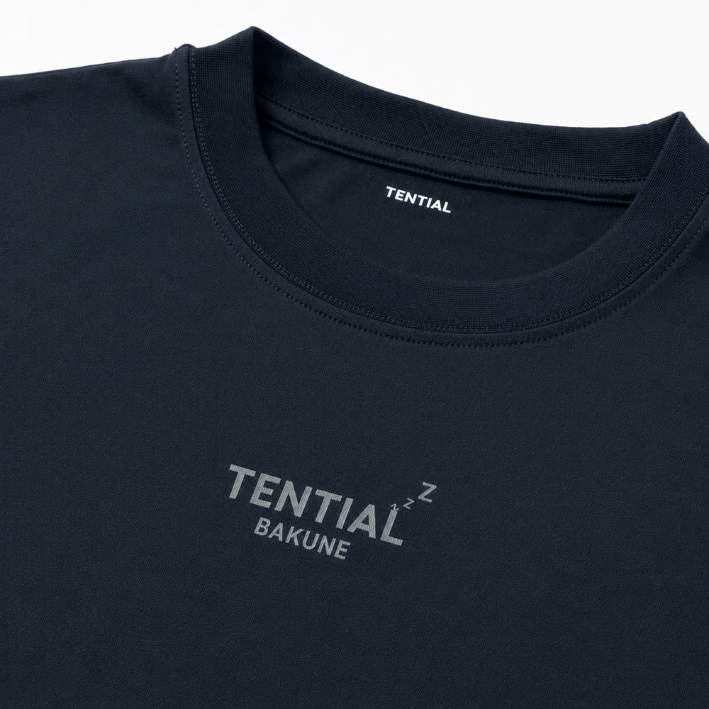 【父の日カード】 リカバリーウェア BAKUNE Dry Men's 半袖上下セット ネイビー L 【一般医療機器】