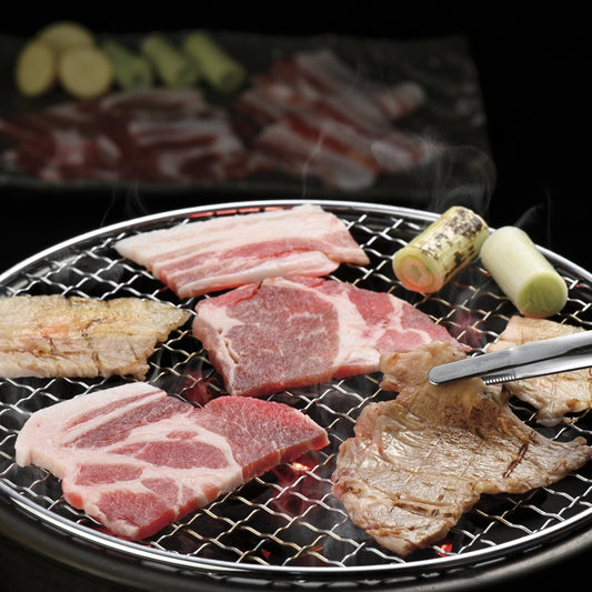 ナンチク 鹿児島県産黒豚 焼肉用（肩ロース200g、バラ200g）