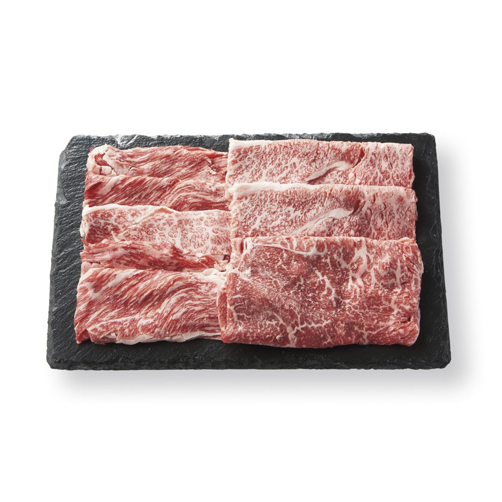 ミヤチク 宮崎牛 すき焼用（バラ160g、モモ160g）