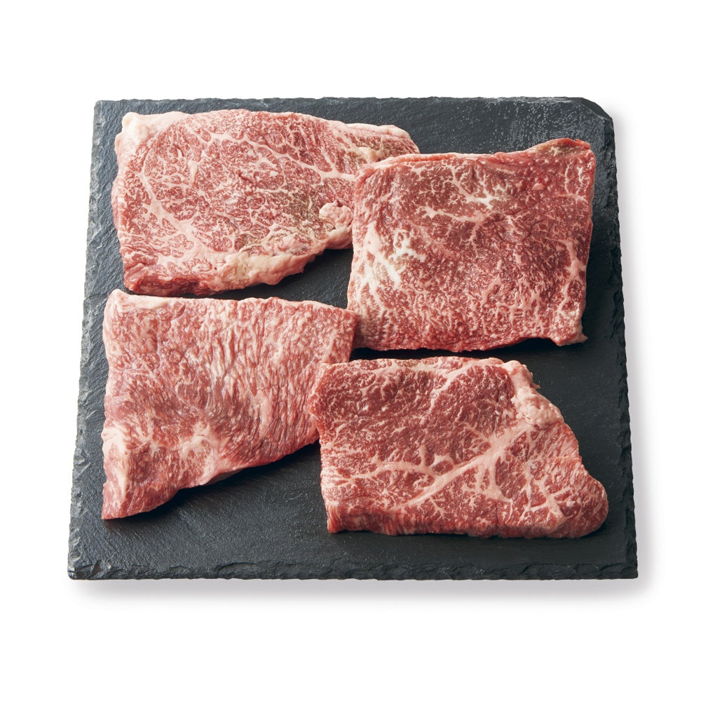 ミヤチク 国産黒毛和牛 ステーキ用（モモ135g×4枚）