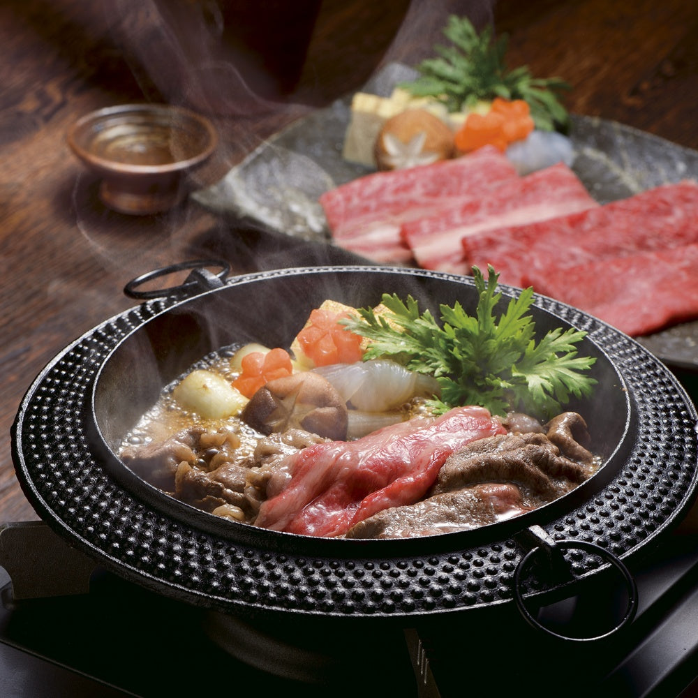 ミヤチク 国産黒毛和牛 すき焼用（バラ350g、モモ350g）