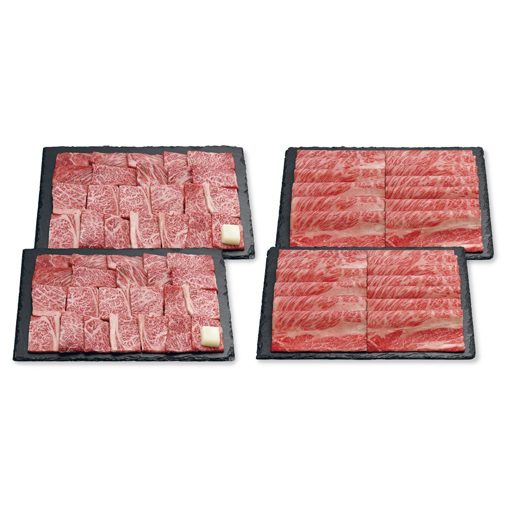 佐賀牛 焼肉&しゃぶしゃぶ用（焼肉用肩ロース1kg、しゃぶしゃぶ用肩ロース1kg）