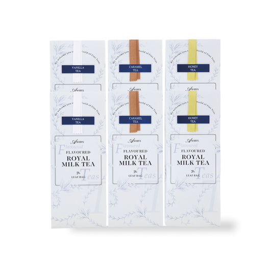 アシュビィズ オブ ロンドン ロイヤルミルクティーセット（バニラ・キャラメル・ハニー各20袋）