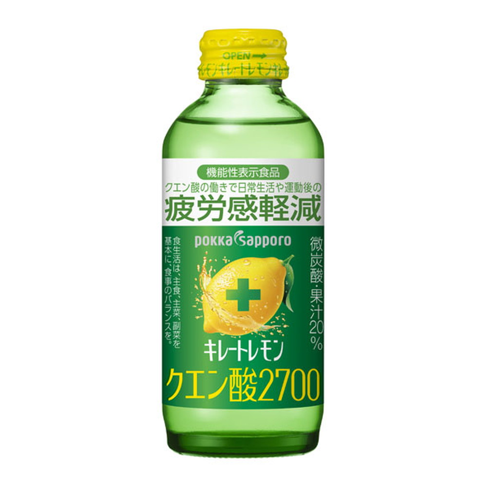 ポッカサッポロ キレートレモン クエン酸2700 瓶  155ml 24本