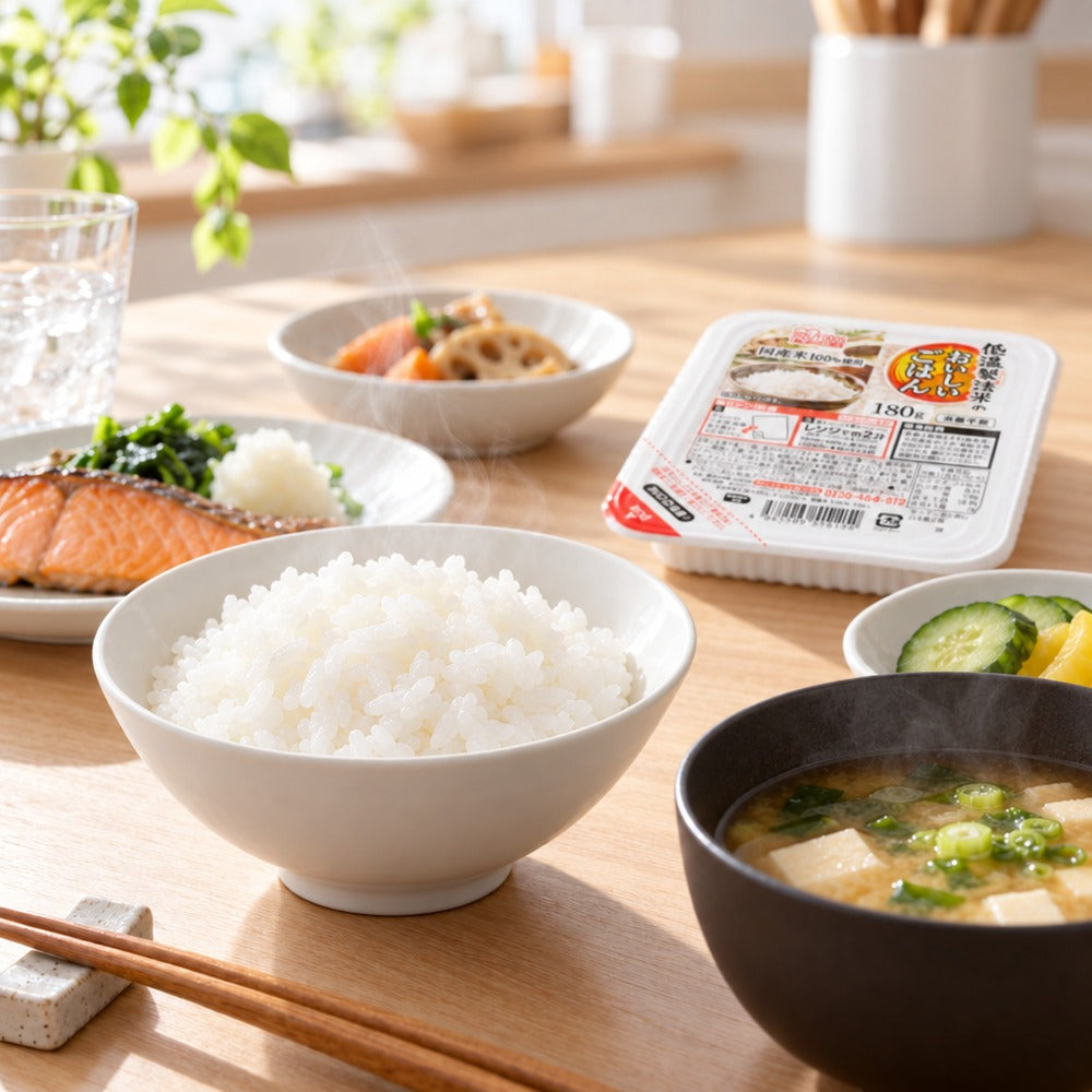 アイリス　低温製法米のおいしいごはん　国産米180g3個（8袋）
