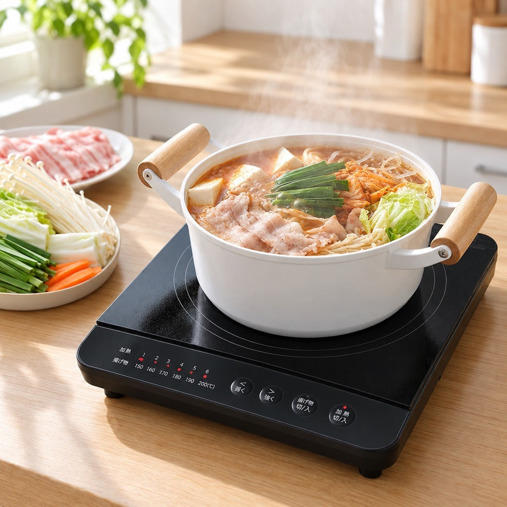 アイリスオーヤマ　1口IHコンロ 1400W（ブラック）