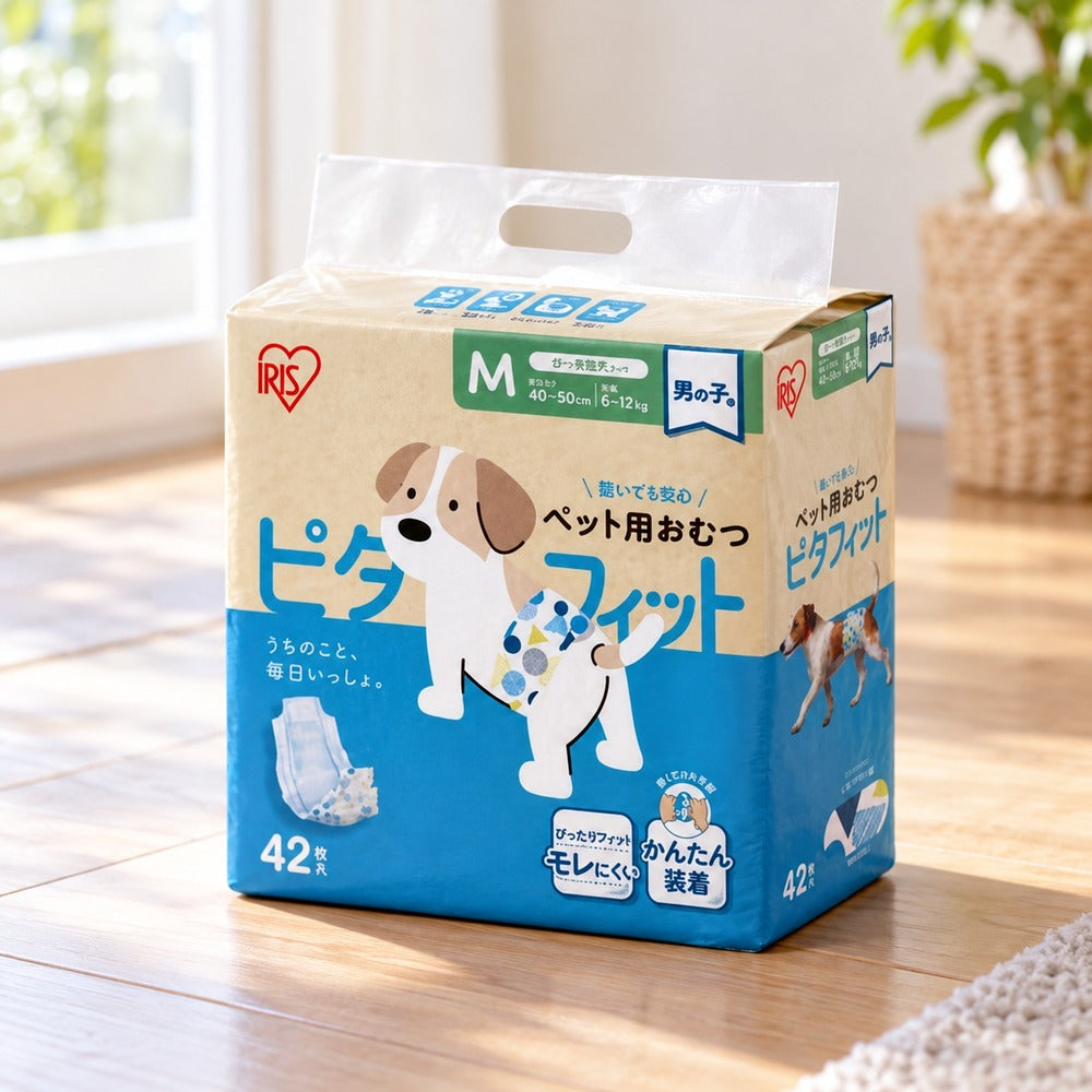 ペット用おむつ ピタフィット 男の子用（Mサイズ）