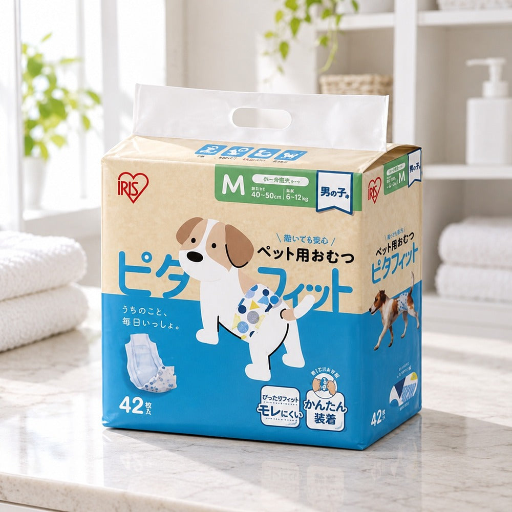 ペット用おむつ ピタフィット 男の子用（Mサイズ）