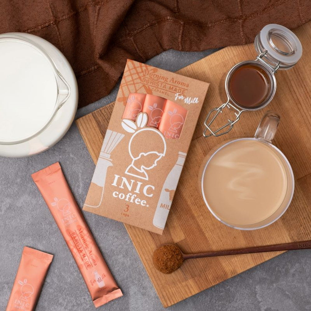 INIC coffee モーニングアロマバリスタメイドキャラメル 3CUPS