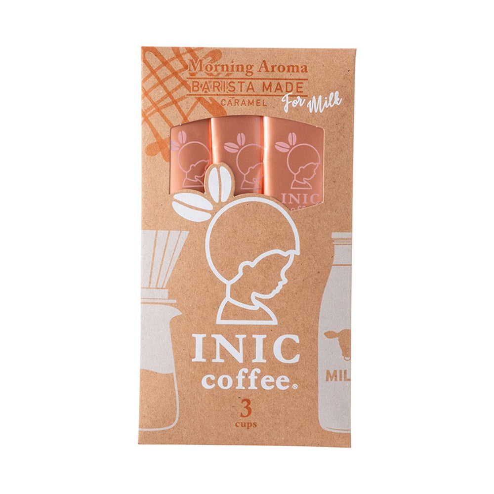 INIC coffee モーニングアロマバリスタメイドキャラメル 3CUPS