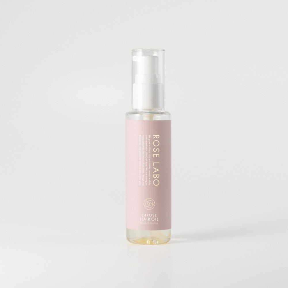 食べられるバラ農園 ROSE LABO 24ROSE ローズヘアオイル