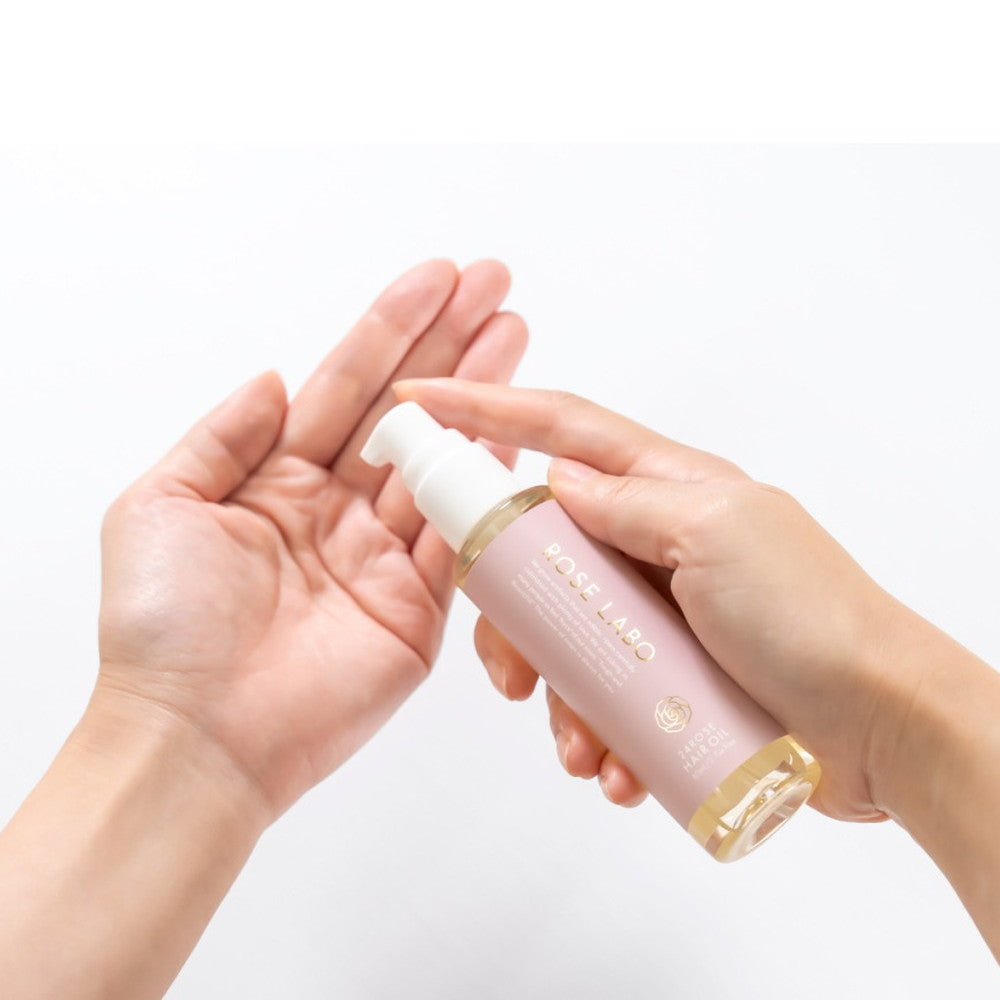 食べられるバラ農園 ROSE LABO 24ROSE ローズヘアオイル