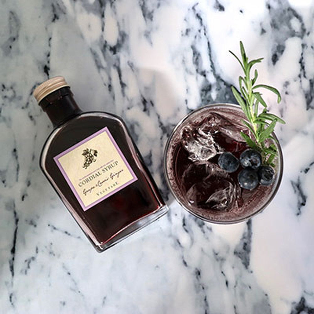 ベジターレ　コーディアル　2種飲み比べ(瀬戸内レモン、葡萄カシスジンジャー)