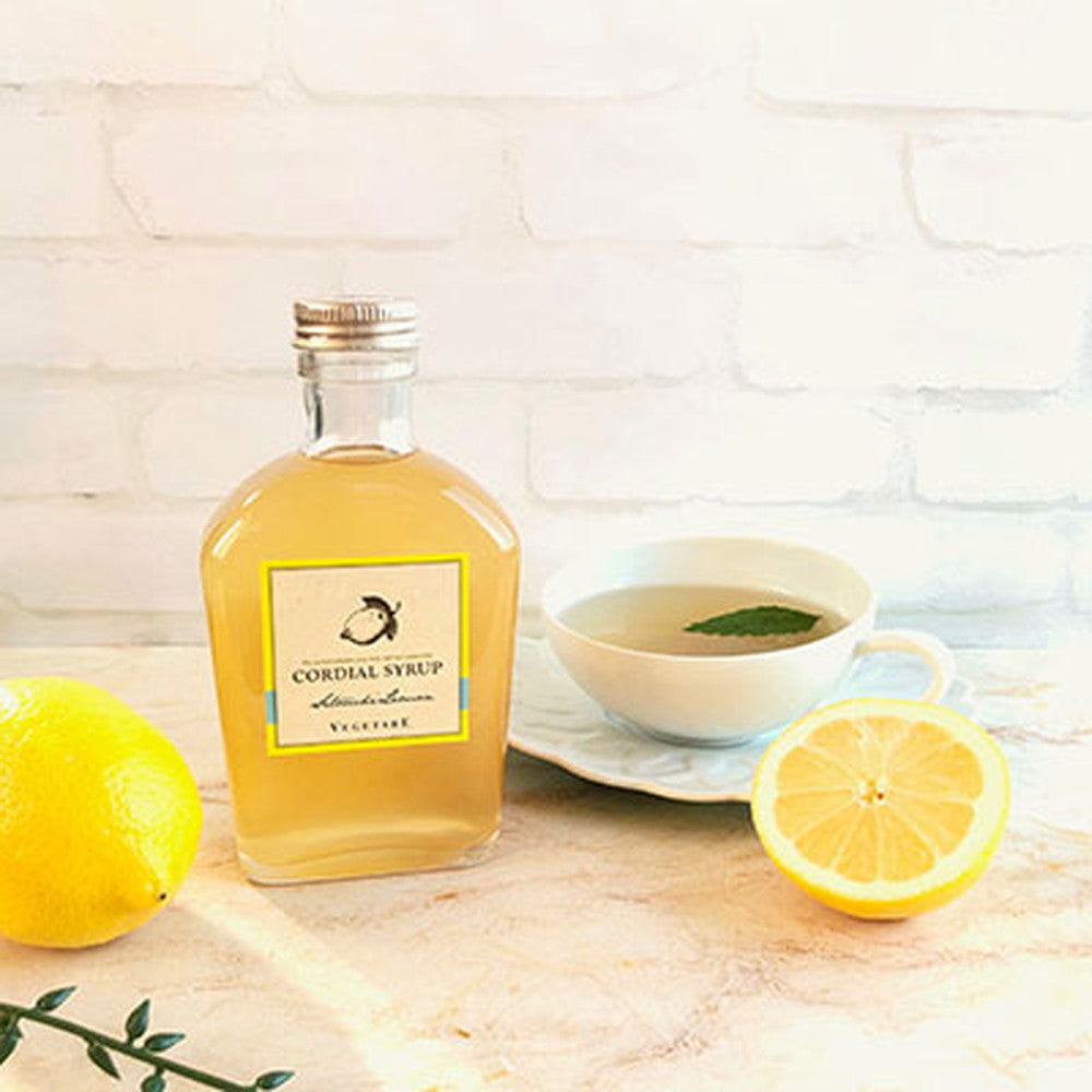 ベジターレ　コーディアル　2種飲み比べ(瀬戸内レモン、葡萄カシスジンジャー)