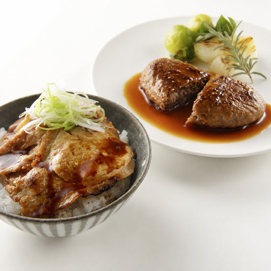 極-kiwami-ハンバーグ＆豚丼