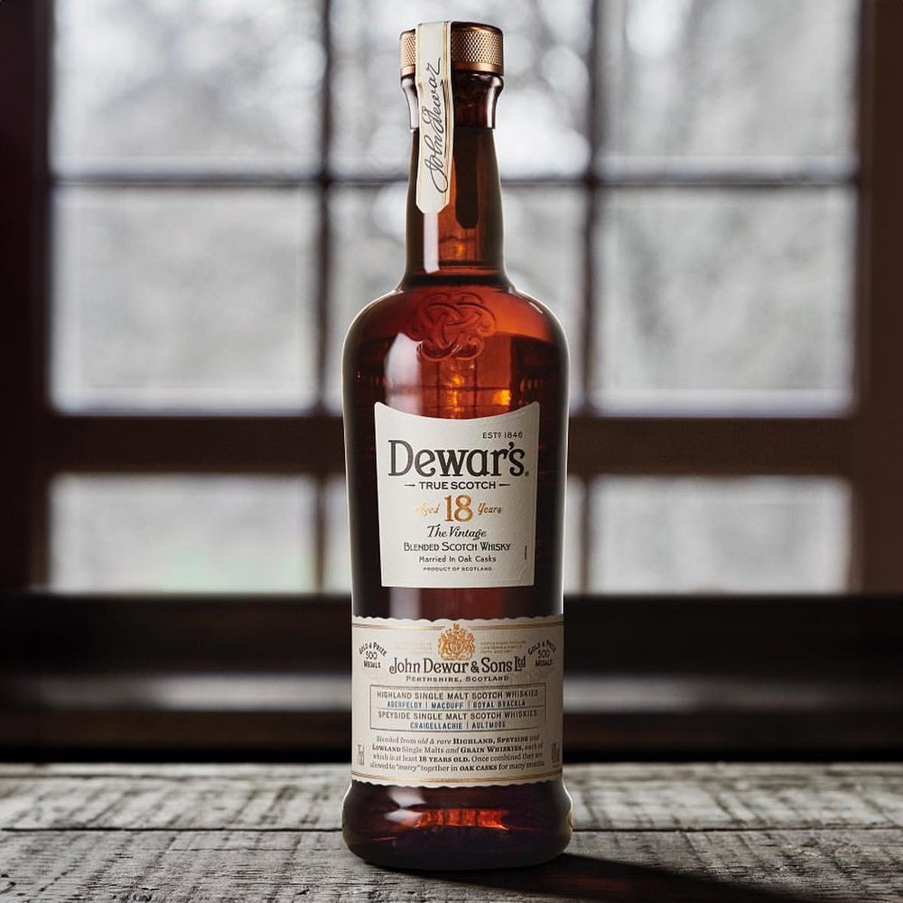 スコッチウイスキー Dewar's(デュワーズ)18年 750ml 6本