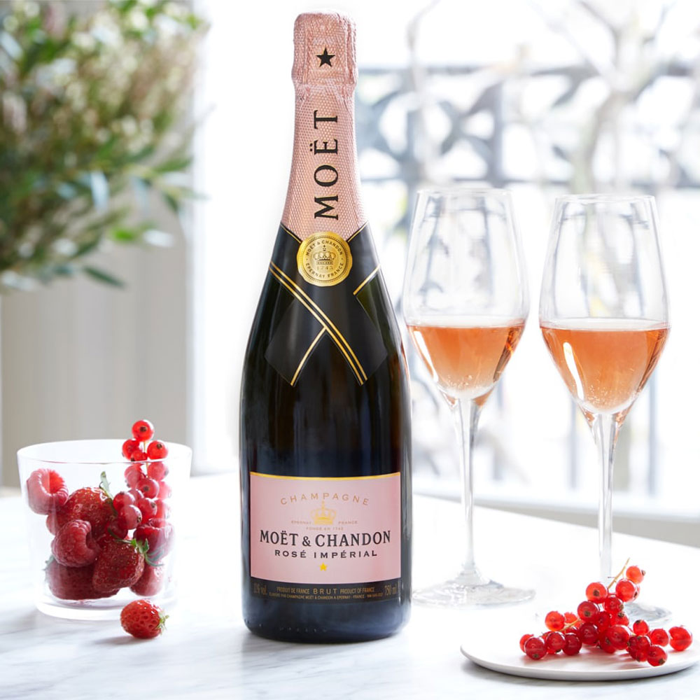 シャンパン Moet&Chandon(モエ・エ・シャンドン)ロゼ アンぺリアル 750ml箱付き 1本