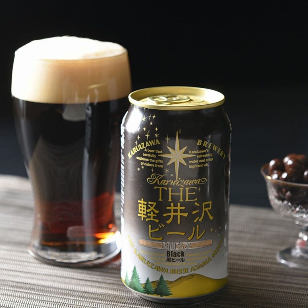 THE軽井沢ビール 黒ビール(ブラック)350ml缶(24本)