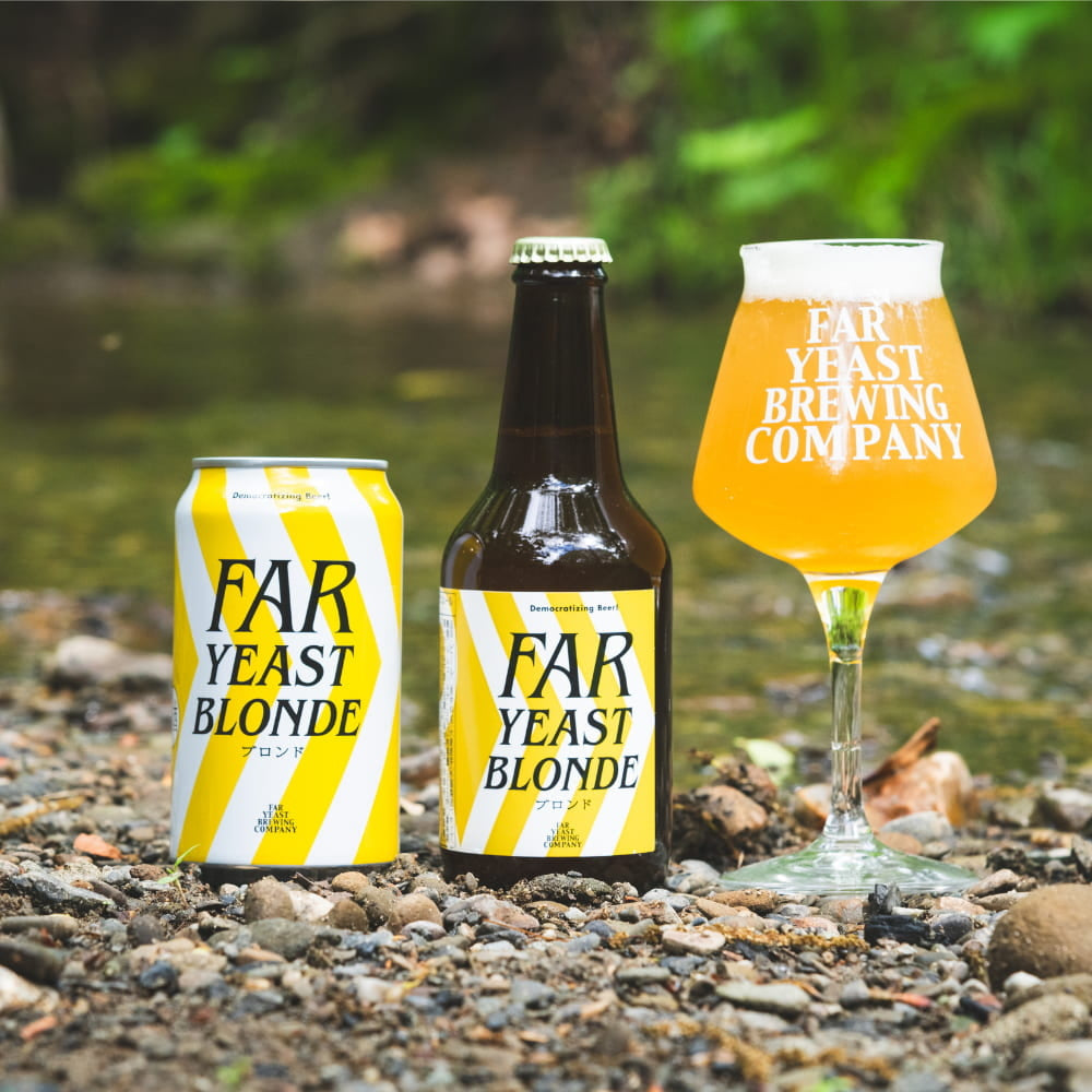 多摩川源流生まれのクラフトビール　ファーイースト ブロンド 350ml 48本