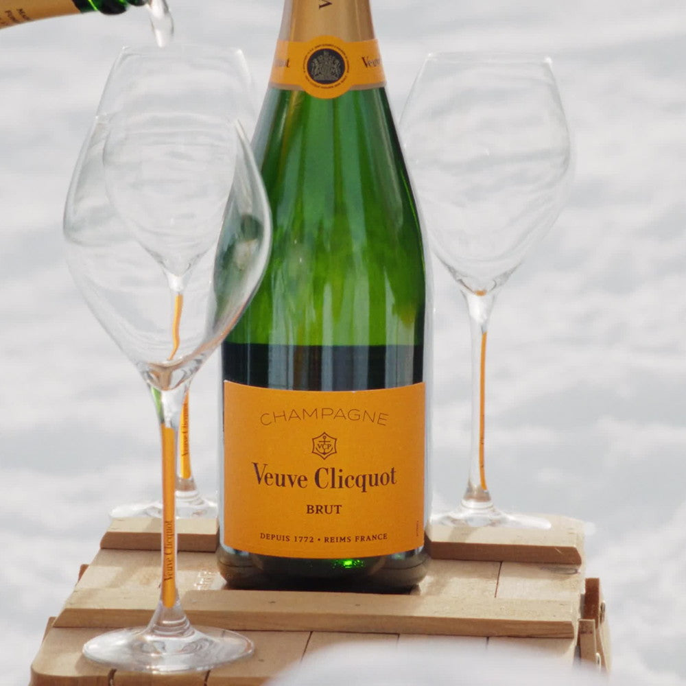 ヴーヴクリコ イエローラベル ブリュット  375ml　4本