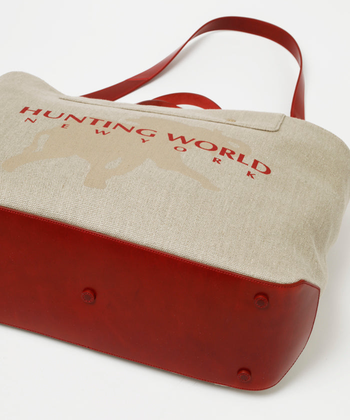 HUNTING WORLD ノマド[トートバッグL 3246NMD]レッド6109152115