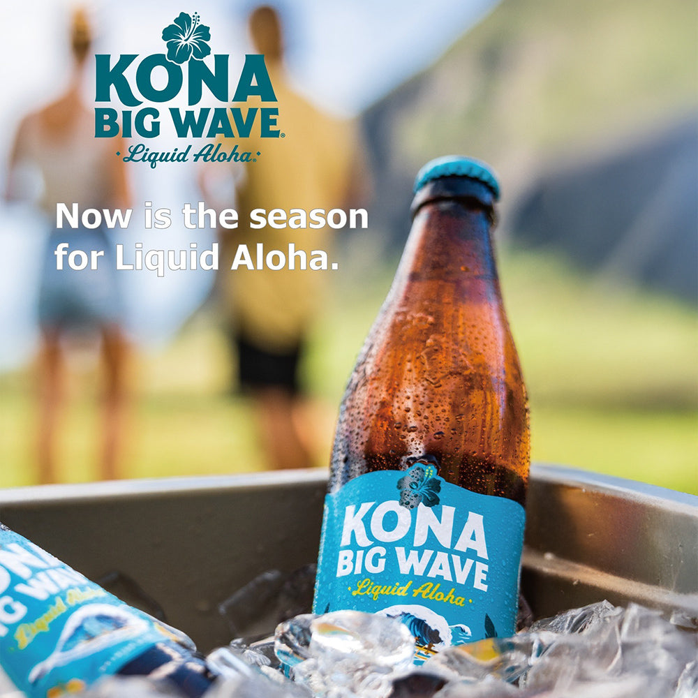 ハワイクラフトビール コナビール 2種飲み比べ(ビッグウェーブ&ロングボードアイランド 各1本)瓶355ml